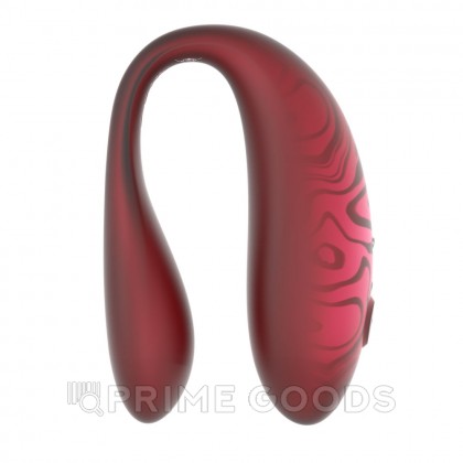 Вибратор для пар TWIN+ с управлением через приложение от Amovibe красный от sex shop primegoods фото 8