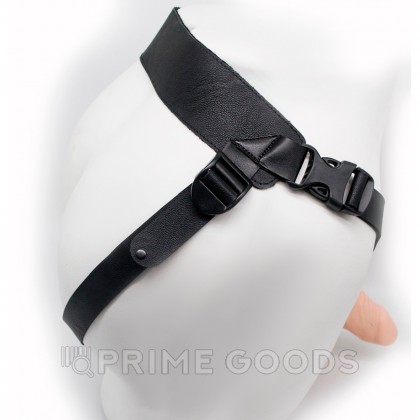 Фаллоимитатор поясной пустотелый с бандажом (19 см.) от sex shop primegoods фото 5