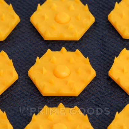 Ипликатор-коврик, тёмно-синий/жёлтый, 56 × 62 см от sex shop primegoods фото 3