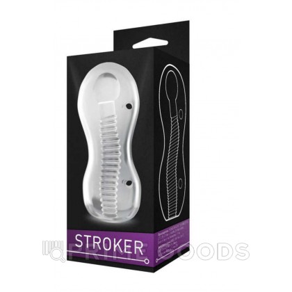 Мастурбатор двухсторонний STROKER 5 прозрачный (13*6 см.) от sex shop primegoods фото 2