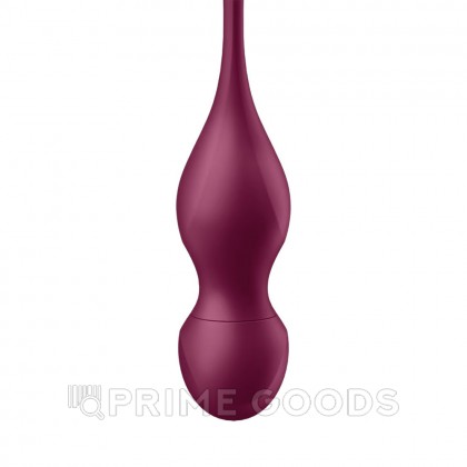 Тренажер Кегеля Satisfyer Love Birds Vary (Connect App) бордовый от sex shop primegoods фото 3