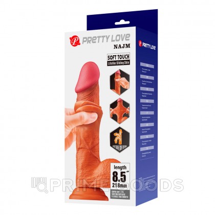 Реалистичный фаллоимитатор Najm (21,8*4,6) от sex shop primegoods фото 3