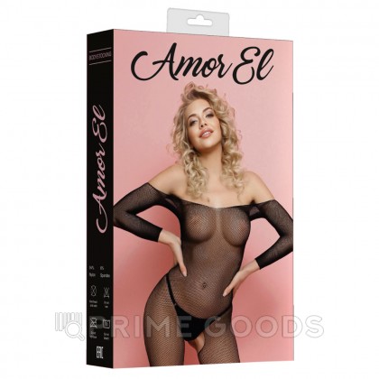  Боди-комбинезон с доступом Amor El Classic в сетку XL/XXL от sex shop primegoods фото 2