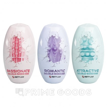 Набор двухсторонних мастурбаторов Fantastic Egg Hard Boiled Pretty Love, 15 шт.  от sex shop primegoods фото 6