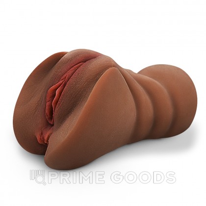 Мастурбатор реалистичный Exciting pussy (коричневый) от sex shop primegoods