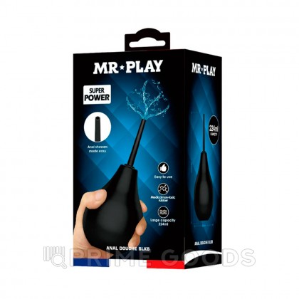 Анальный душ Mr.Play, 224 мл (черный) от sex shop primegoods фото 3