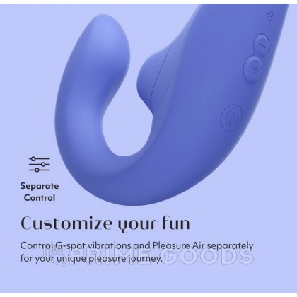 Бесконтактный клиторальный стимулятор Womanizer Blend, голубой от sex shop primegoods фото 12