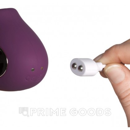 Вибромассажер с вакуумной стимуляцией Satisfyer Dual Kiss wine фиолетовый от sex shop primegoods фото 10