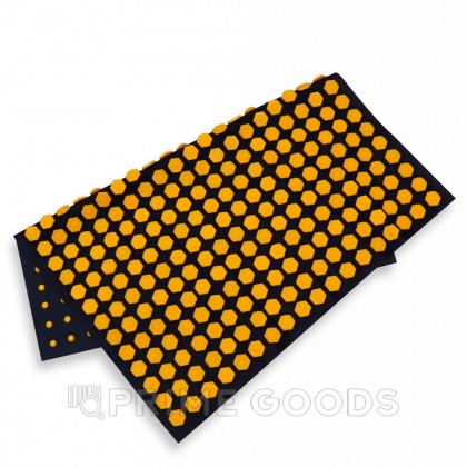 Ипликатор-коврик, тёмно-синий/жёлтый, 56 × 62 см от sex shop primegoods