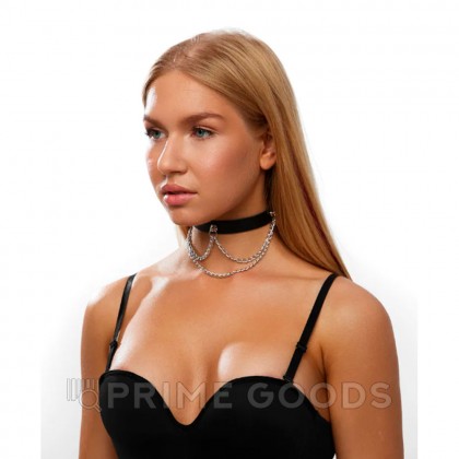 Чокер с цепочками, модель 2 от sex shop primegoods фото 4