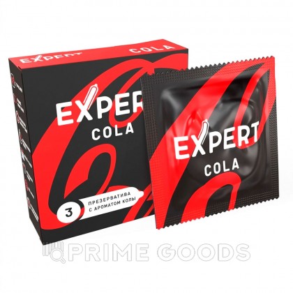Презервативы EXPERT Cola, аромат Колы, 3 шт от sex shop primegoods фото 2