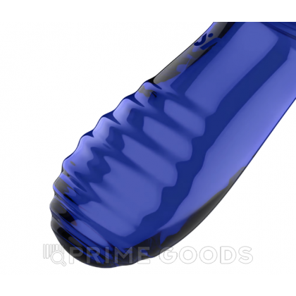 Стеклянный фаллоимитатор Satisfyer Double Crystal (20×5,5 см) синий от sex shop primegoods фото 6