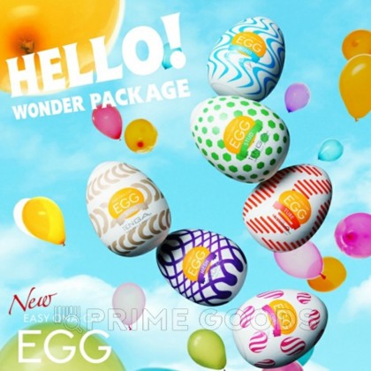 TENGA  Стимулятор яйцо WONDER MESH от sex shop primegoods фото 3