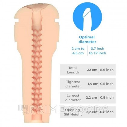 Мастурбатор Feel Stroker от KIIROO вульва (светло-коричневый) от sex shop primegoods фото 6