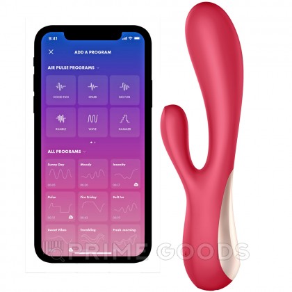 Вибратор Satisfyer Mono Flex (красный) от sex shop primegoods фото 3