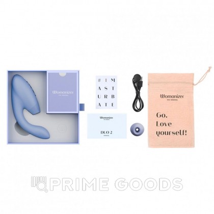 Бесконтактный клиторальный стимулятор Womanizer Duo 2, сиреневый от sex shop primegoods фото 9