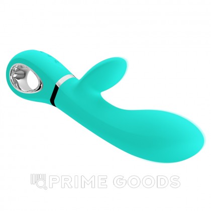 Вибратор-кролик Thomas Super Soft (20 см) бирюзовый от sex shop primegoods фото 4