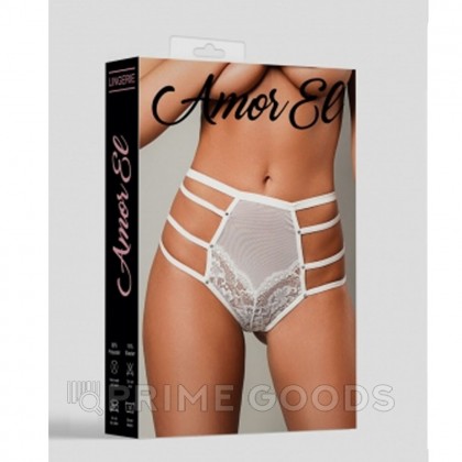 Трусики с высокой посадкой M White от sex shop primegoods фото 2