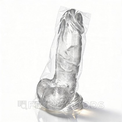 Фаллоимитатор на присоске My Extaz, прозрачный, 15x3,5 см от sex shop primegoods фото 2