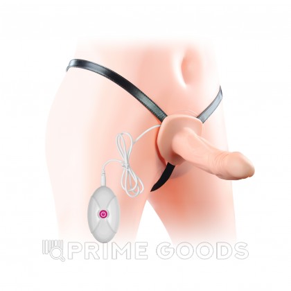 Полый страпон с вибрацией (Unisex) от sex shop primegoods фото 4