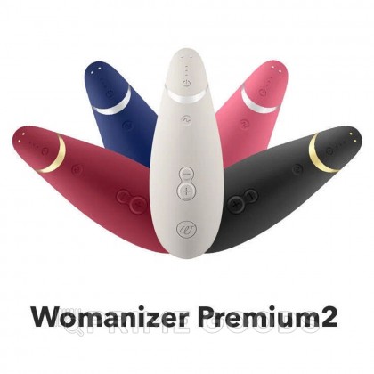 Бесконтактный клиторальный стимулятор Womanizer Premium 2 бордовый от sex shop primegoods фото 7