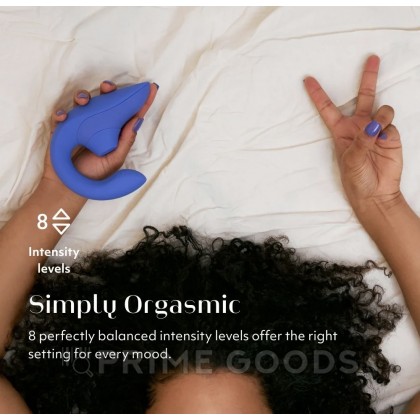 Бесконтактный клиторальный стимулятор Womanizer Blend, голубой от sex shop primegoods фото 10