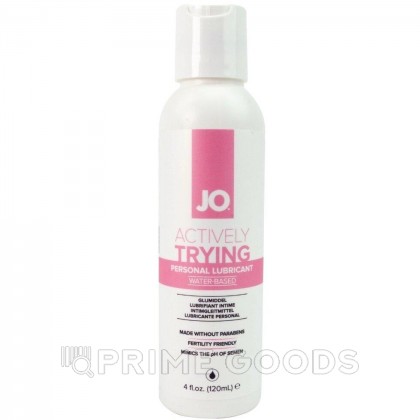 Лубрикант JO Actively Trying (способствующий оплодотворению) 120 мл. от sex shop primegoods