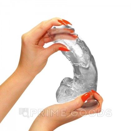 Фаллоимитатор на присоске My Extaz, прозрачный, 15x3,5 см от sex shop primegoods фото 5