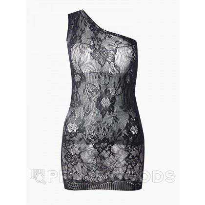 Сорочка черная на одно плечо Impulse, S-L от sex shop primegoods фото 5