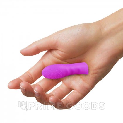 Насадка на палец для стимуляции розовая от sex shop primegoods фото 3