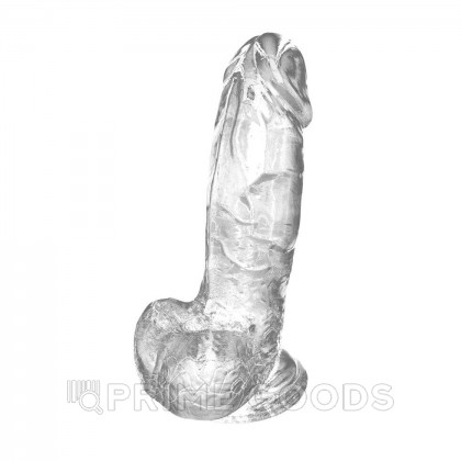 Фаллоимитатор на присоске My Extaz, прозрачный, 15x3,5 см от sex shop primegoods