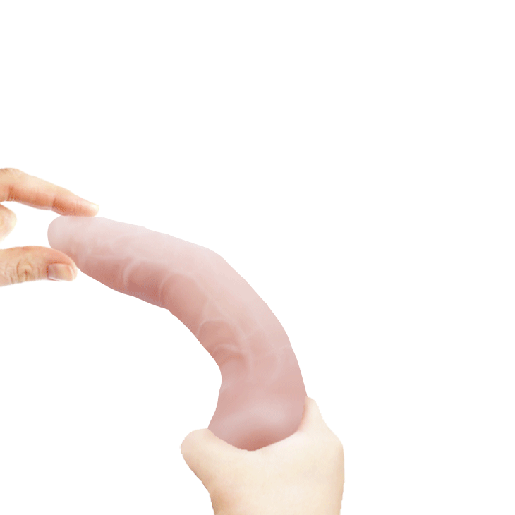 Гнущийся реалистичный вибратор