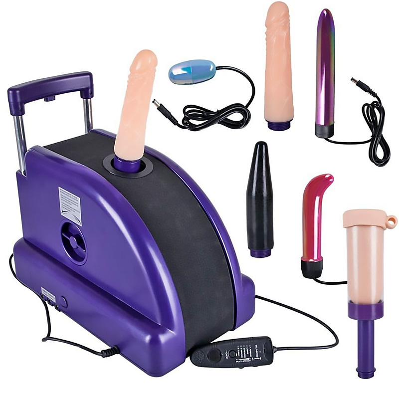 СЕКС-МАШИНА «LOVE MACHINE» С РЕГУЛИРУЕМЫМ УГЛОМ КРЕПЛЕНИЯ (+ 6 ПРЕДМЕТОВ)